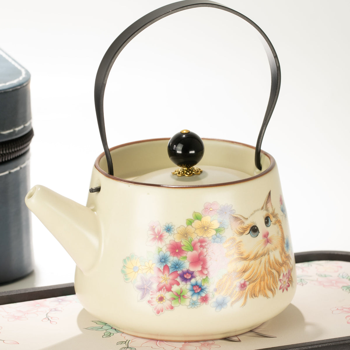 Travel Teapot Set & Two Cups - Cat Lover - product image 3