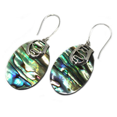Shell & Silver Earrings - Abalone product image 3