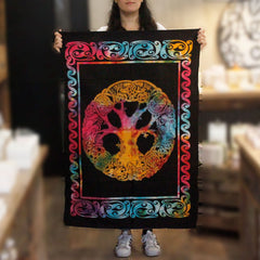 Cotton Wall Art - Tree with Adam & Eve product image 2