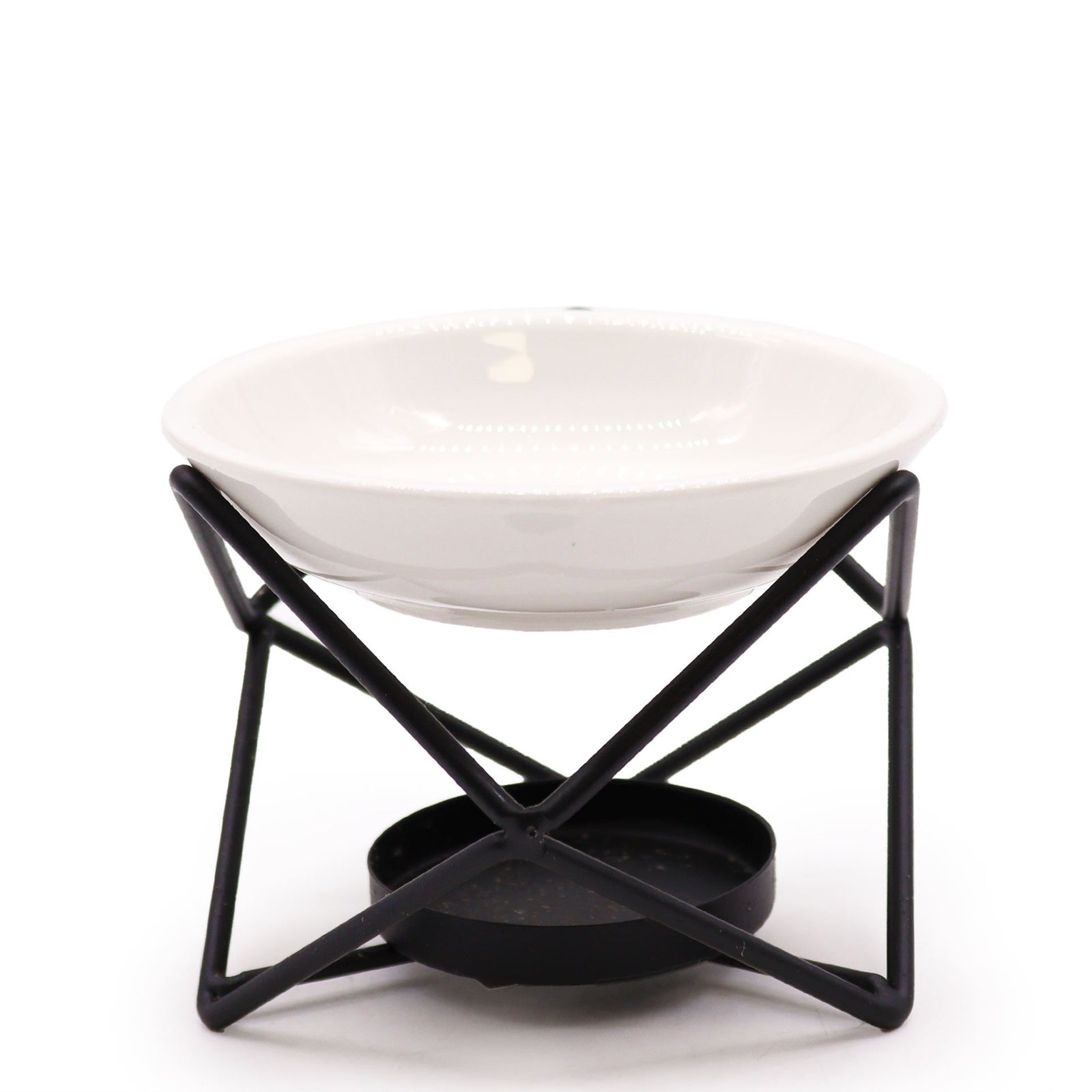 Ceramic & Metal Hex Stand product image