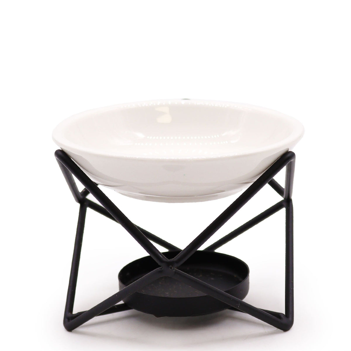 Ceramic & Metal Hex Stand product image