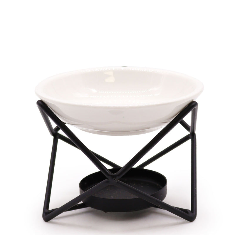 Ceramic & Metal Hex Stand product image