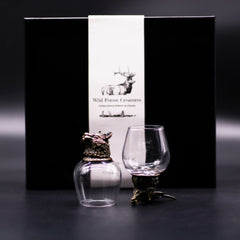 Gift Set of 6 Glasses (100ml) - Wild Forest Creatures - Antique Bronze product image 6