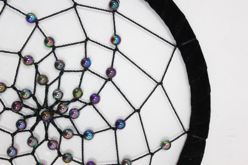 Bali Dreamcatchers - Large Round - Black/White/Red product image 3