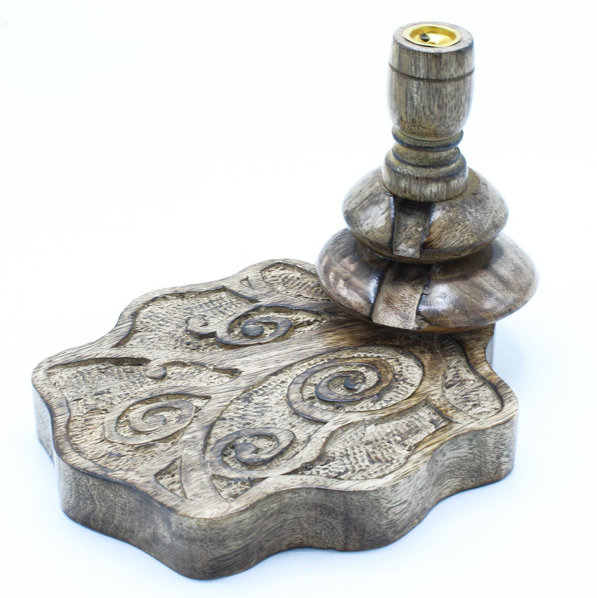 Med Mango Wood Backflow Burner - Tree of Life product image