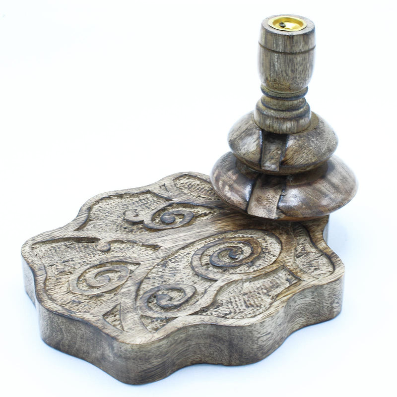 Med Mango Wood Backflow Burner - Tree of Life product image