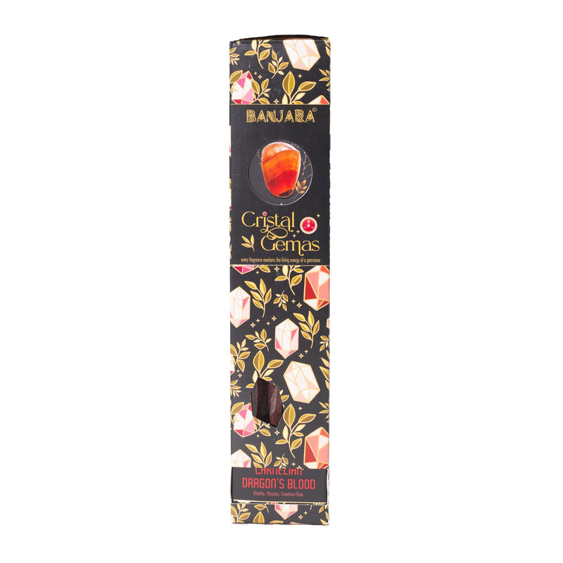 Banjara Cristal Gemas Incense Sticks - Carnelian Dragon's Blood