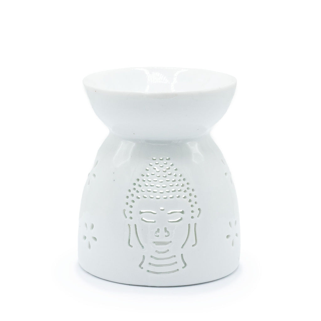 Oil Burner Buddha Cut Out- White product image 2