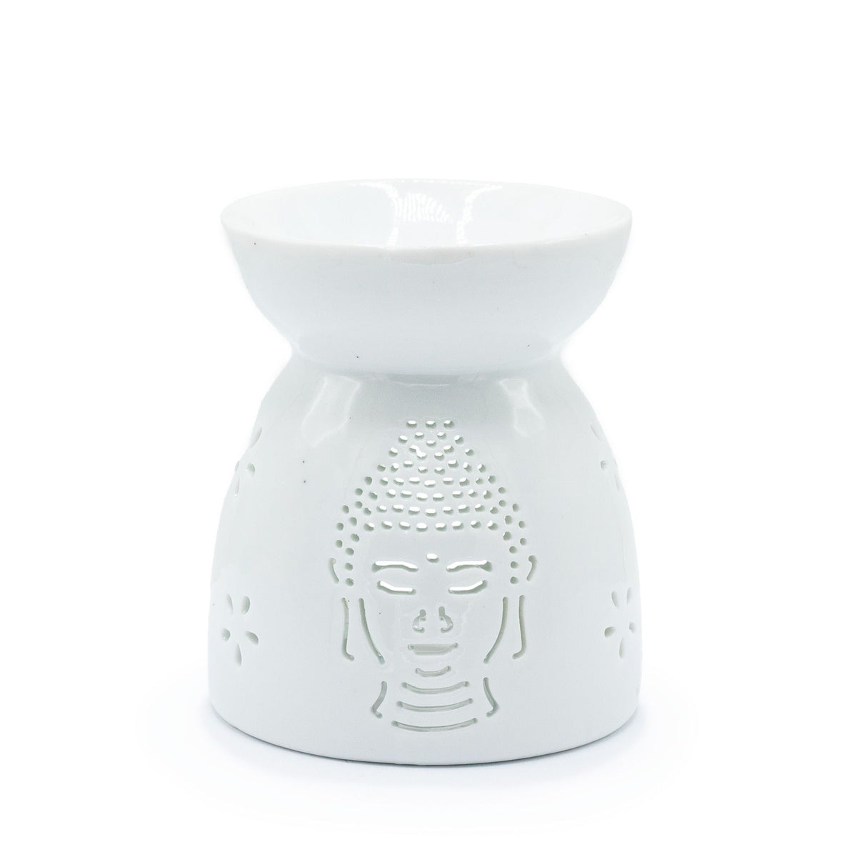 Oil Burner Buddha Cut Out- White product image 2