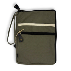 Canvas Travel Laptop Pouch - Olive product image 6
