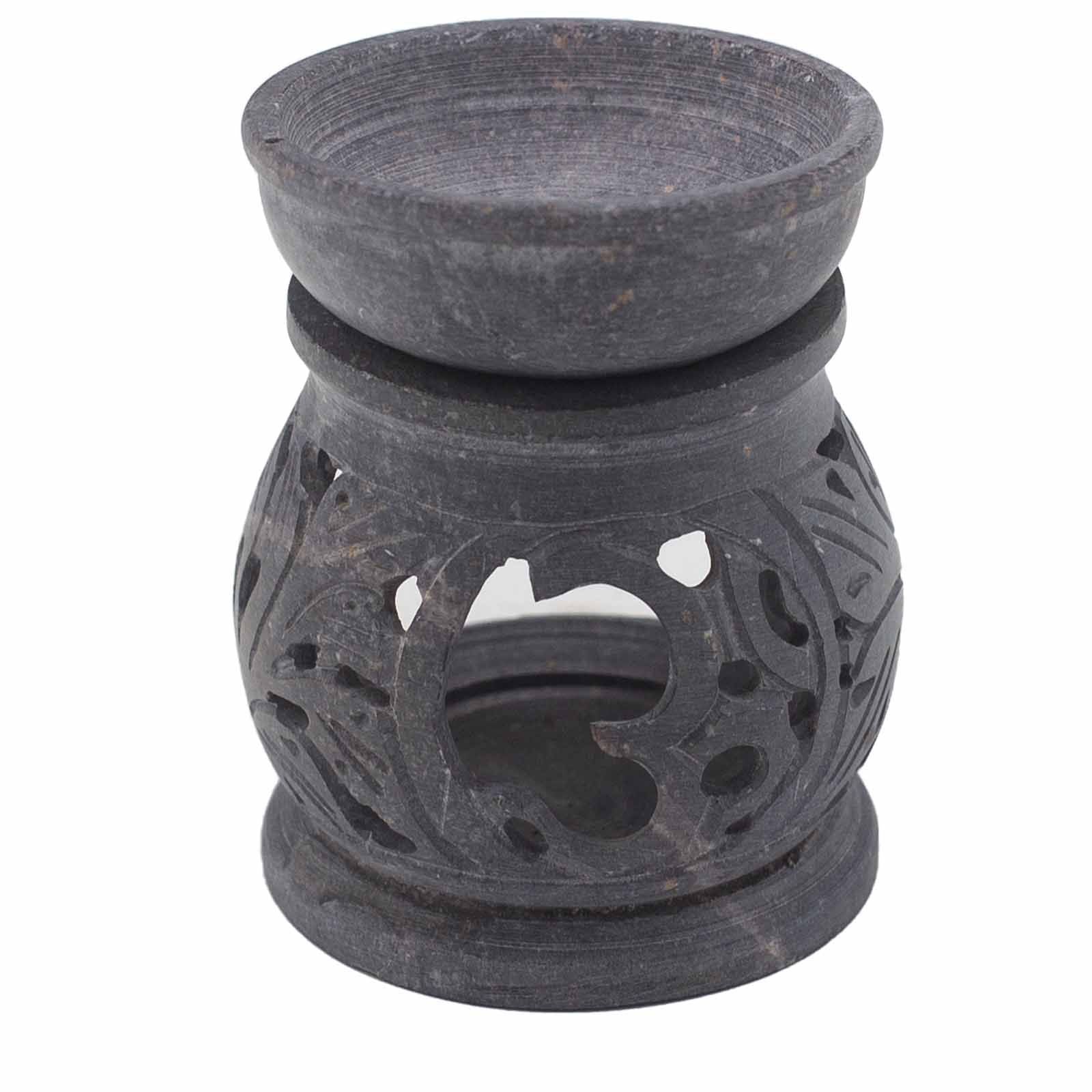 Small Soapstone Oil Burner 8cm - Om product image