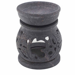 Small Soapstone Oil Burner 8cm - Om product image