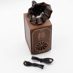 Retro Tall Gramophone Speaker (Extra Loud) - Bluetooth - 8 watt product image 7