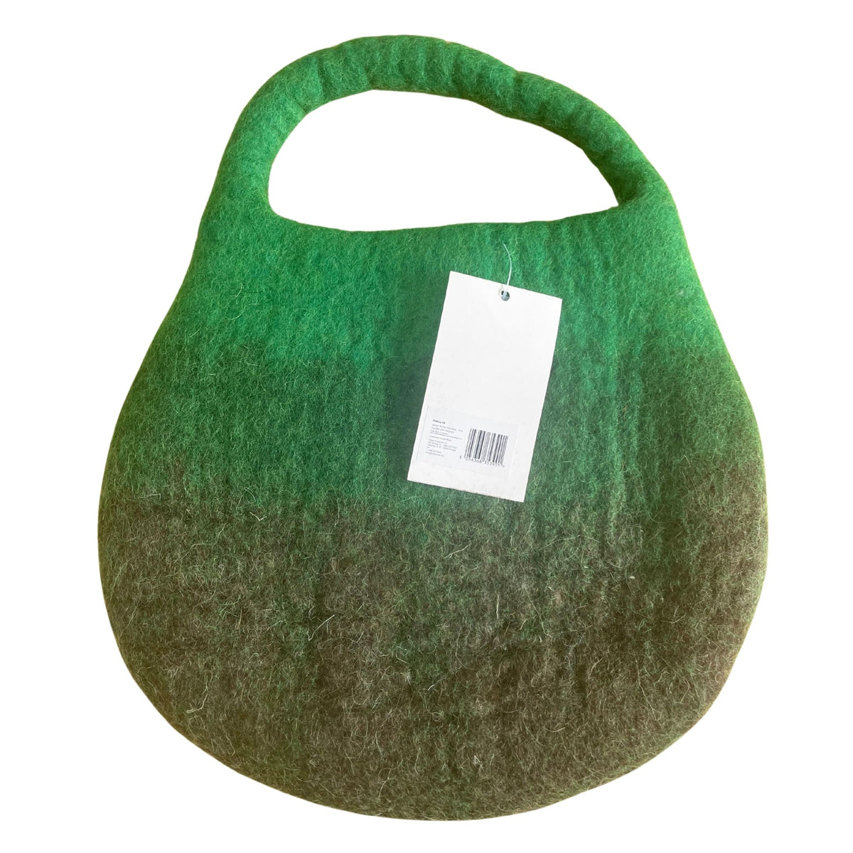 Water Felted Bee Bag - One Handle with Magnet - Garden Greens product image 3