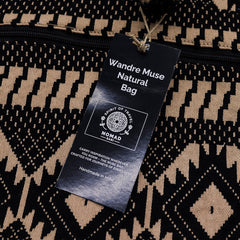 Nomad Sari Jacquard Natural Wander Muse Bags - Desert Loom product image 7