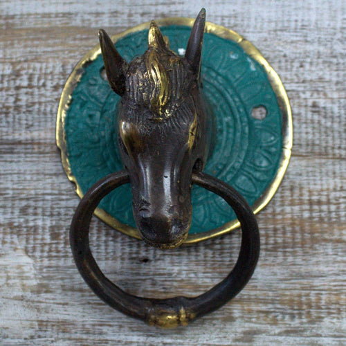 Brass Door Knocker - Horses Head product image 2
