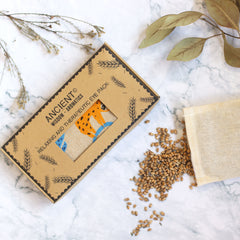 Lavender Natural Cotton and Juco Eye Pillow in Gift Box - Lazy Sloth product image 3