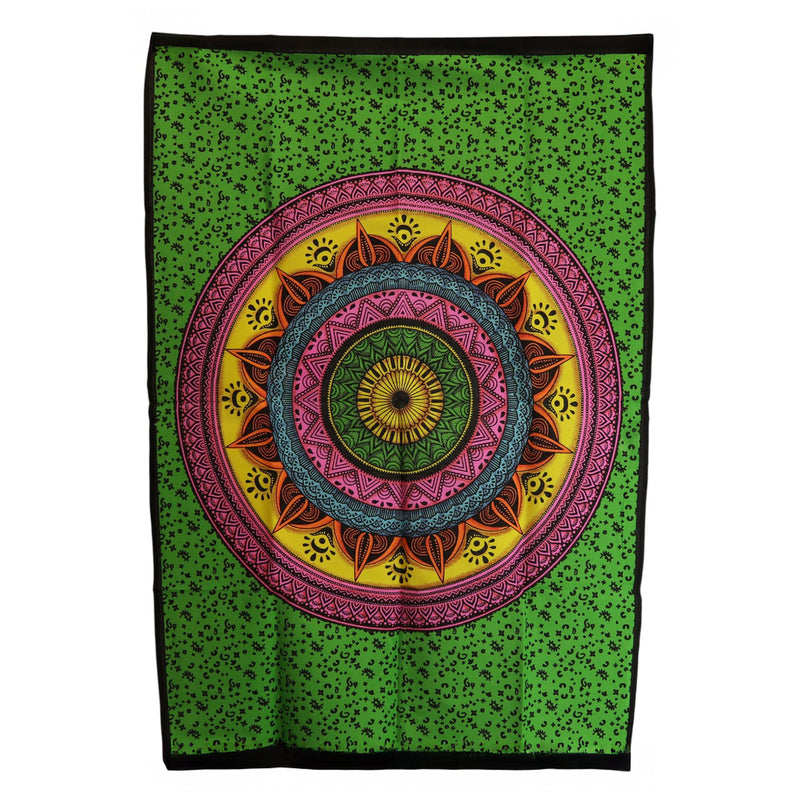 Cotton Wall Art (70x110cm) - Mandala Vibrant product image