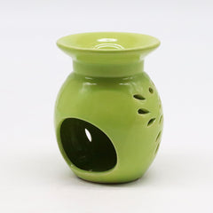 Floral Oil Burner - Lime product image