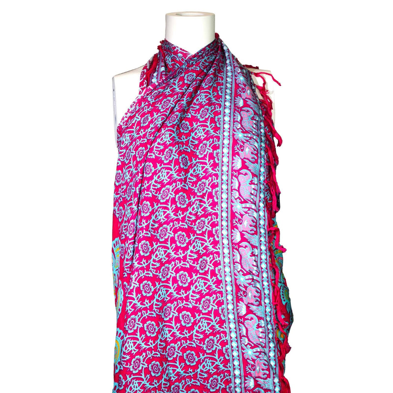 Teal Purple Mandala Sarongs product image