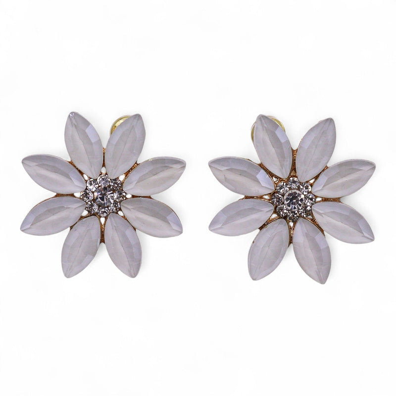 Pearl - Vintage Glass - Flowers - Earrings product image
