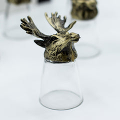 Gift Set of 12 Bottom Up Shot Glasses (25ml) - Forest & Mystical Creatures - Antique Bronze product image 5