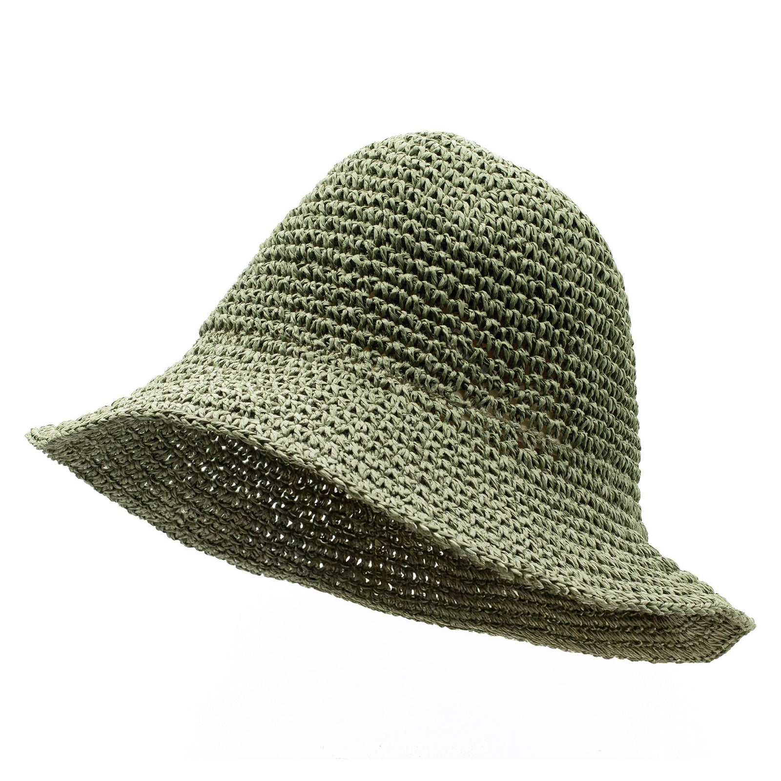 Nomad Sari Floppy Straw Sun Hat - Moss Green product image