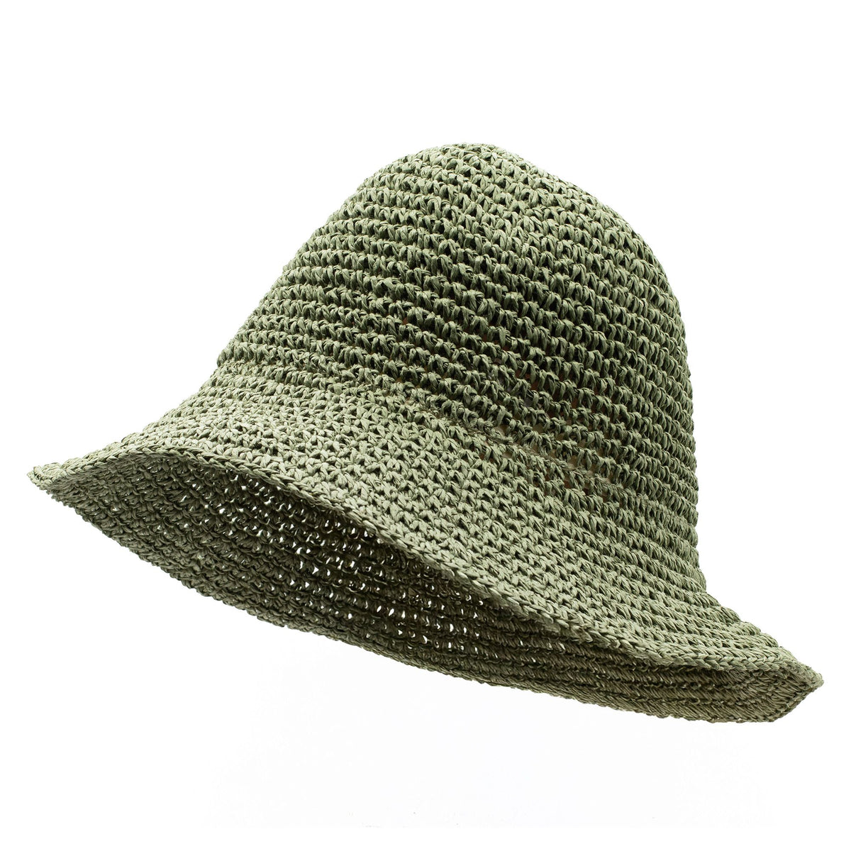 Nomad Sari Floppy Straw Sun Hat - Moss Green product image