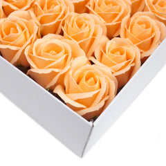 Craft Soap Flowers - Med Rose - Peach product image 7