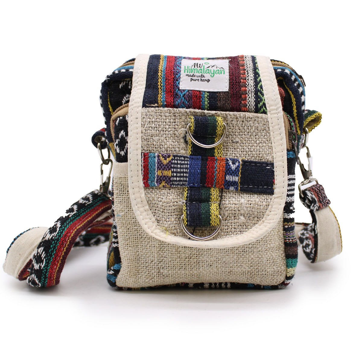 Body-Cross Natural Hemp & Jhari Travel Bag - product image 3