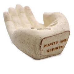 Hand Incense Burner - Lotus (white) product image 6