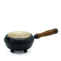Large Iron Censer Incense Burner - Gold detail product image