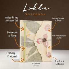Lokta Bougainvillea Notebook – Medium (15x12cm) – 45 Leaves product image