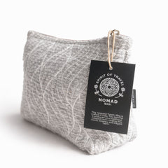 Nomad Sari Indian Jacquard Toiletry Bag - Moonlit Weave product image 3