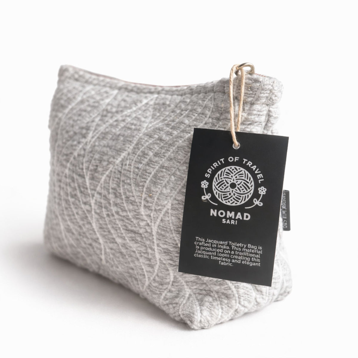 Nomad Sari Indian Jacquard Toiletry Bag - Moonlit Weave product image 3