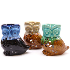 Classic Rustic Oil Burner - Owl Side-on (assorted) product image 3