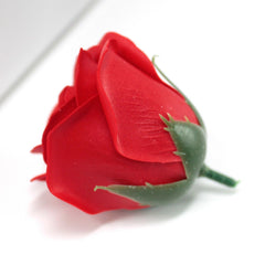 Craft Soap Flowers - Med Rose - Red product image 3