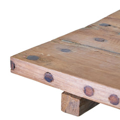Square Folding Coffee Table - 50cm - Recycled Wood product image 4
