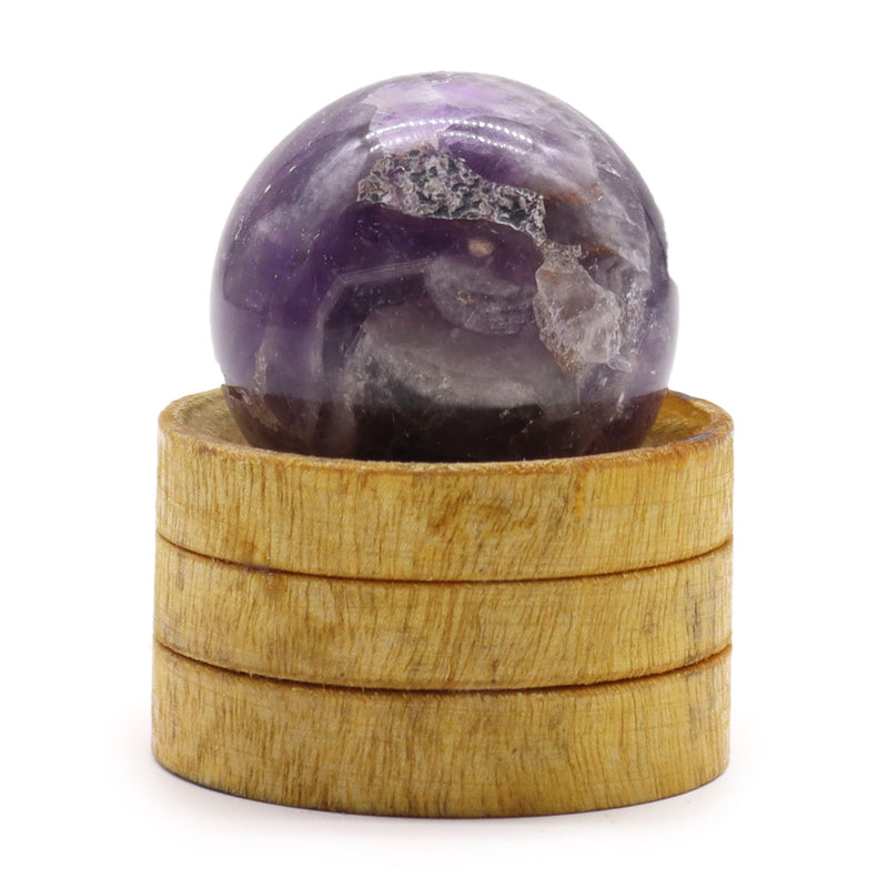 Gemstone Sphere 40mm - African Amethyst with Stand product image