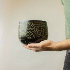 Cauldron Singing Bowl - Magic Mushroom - Yellow (15cm) product image 3