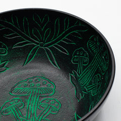 Aluminum Singing Bowl - Magic Mushroom - Green (20cm) product image