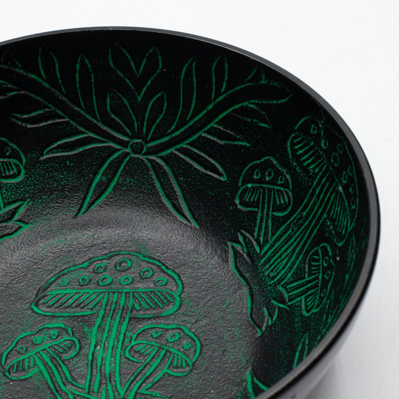 Aluminum Singing Bowl - Magic Mushroom - Green (20cm) product image
