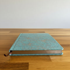 Blue Gratitude Journal with Silver Lining - 120 pages - I am Thankful For product image 3