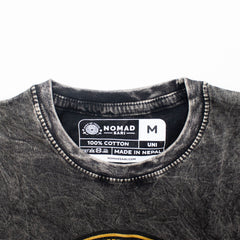 Nomad Sari Stonewashed Cotton T-Shirt - Rebel - Charcoal - Medium product image 6