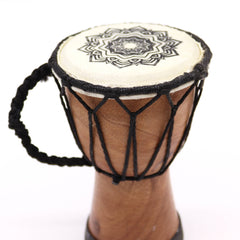 Mandala Wide Top Djembe Drum - 15cm product image 3