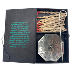 Rope Incense and Silver Plated Holder Set - Tree of Life product image 5
