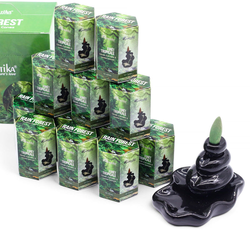 Pack of 10 Masala Backflow Incense - Rain Forest product image