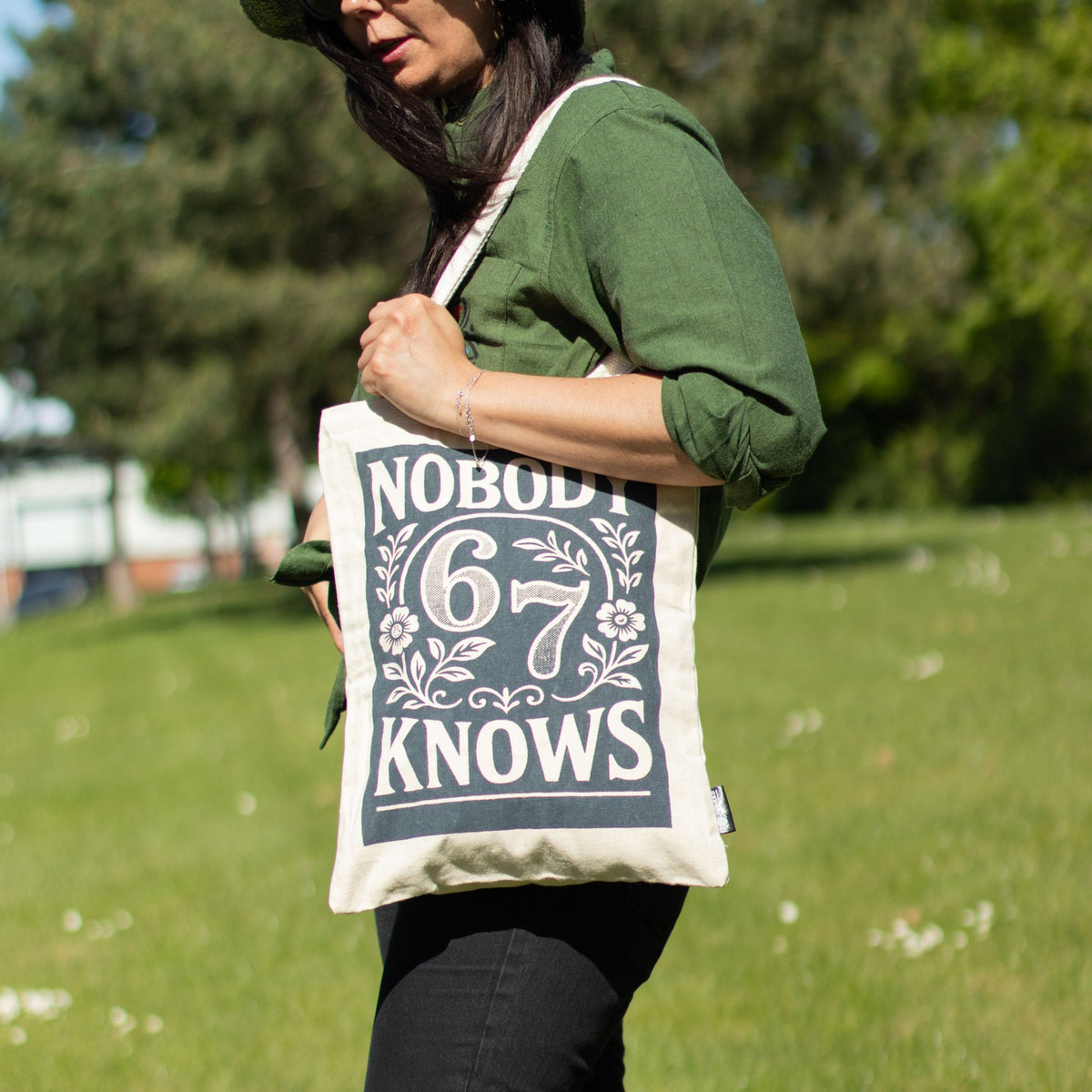 Nomad Sari Iconic Toni Tote Bag - Nobody Knows 67 - Natural 10oz product image 7