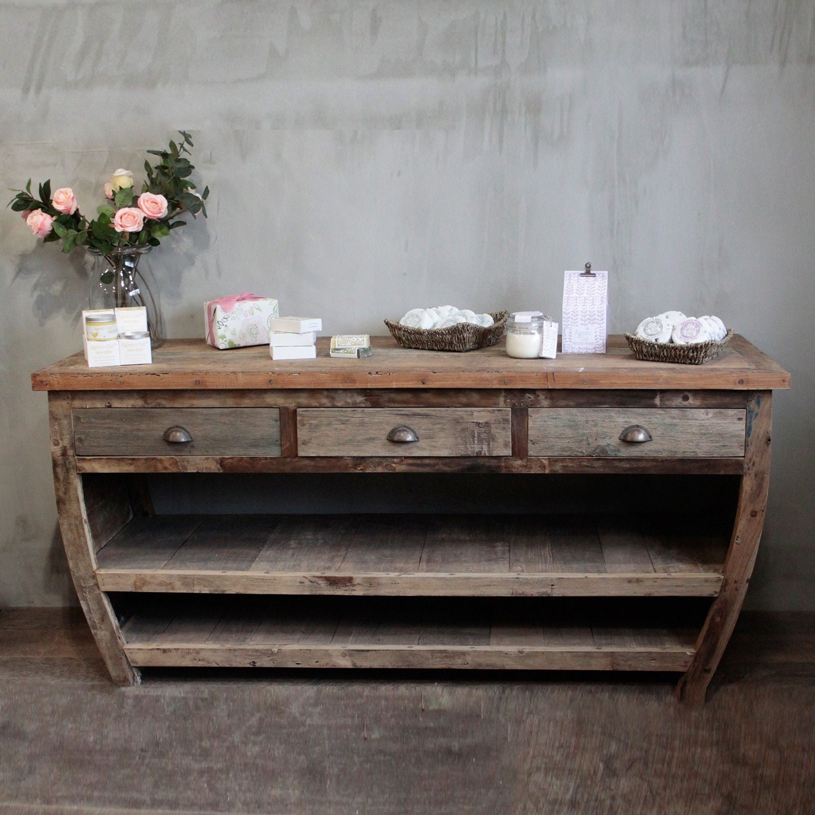 Centerpiece Recycled Wood Table - 180x60x80cm product image