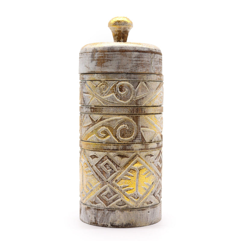 White & Gold - Tall Container product image
